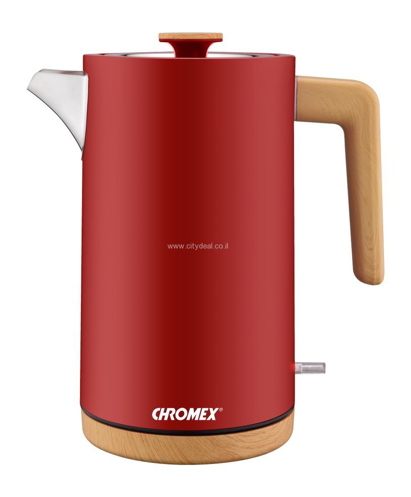 chromex electric kettle red