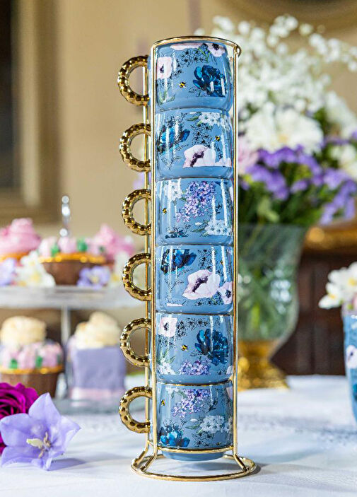 Bialetti - Set of 1 Bridgerton Espresso Cups and Saucers