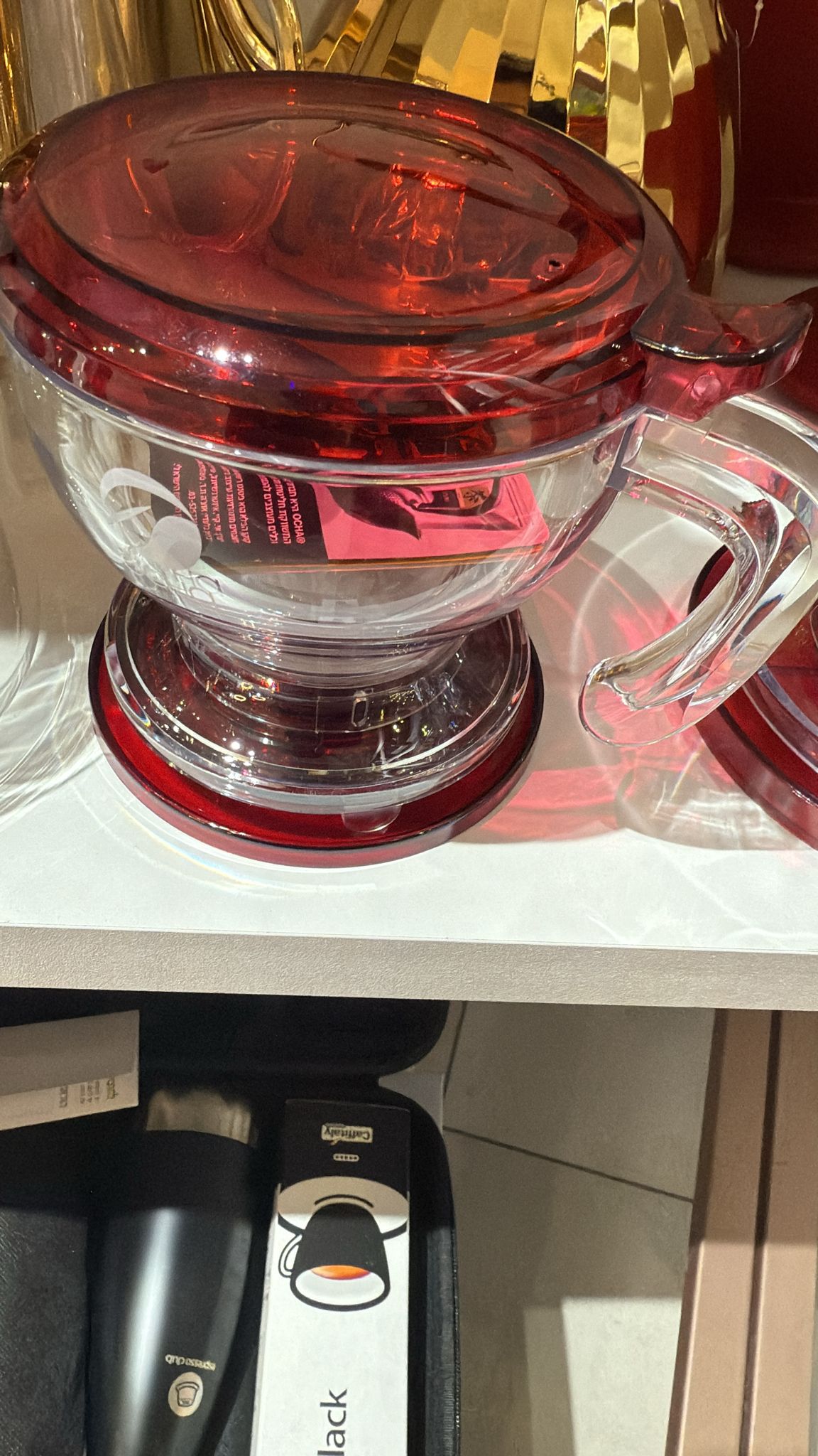 Ocha Tea Maker 500 ml(16 oz) Red