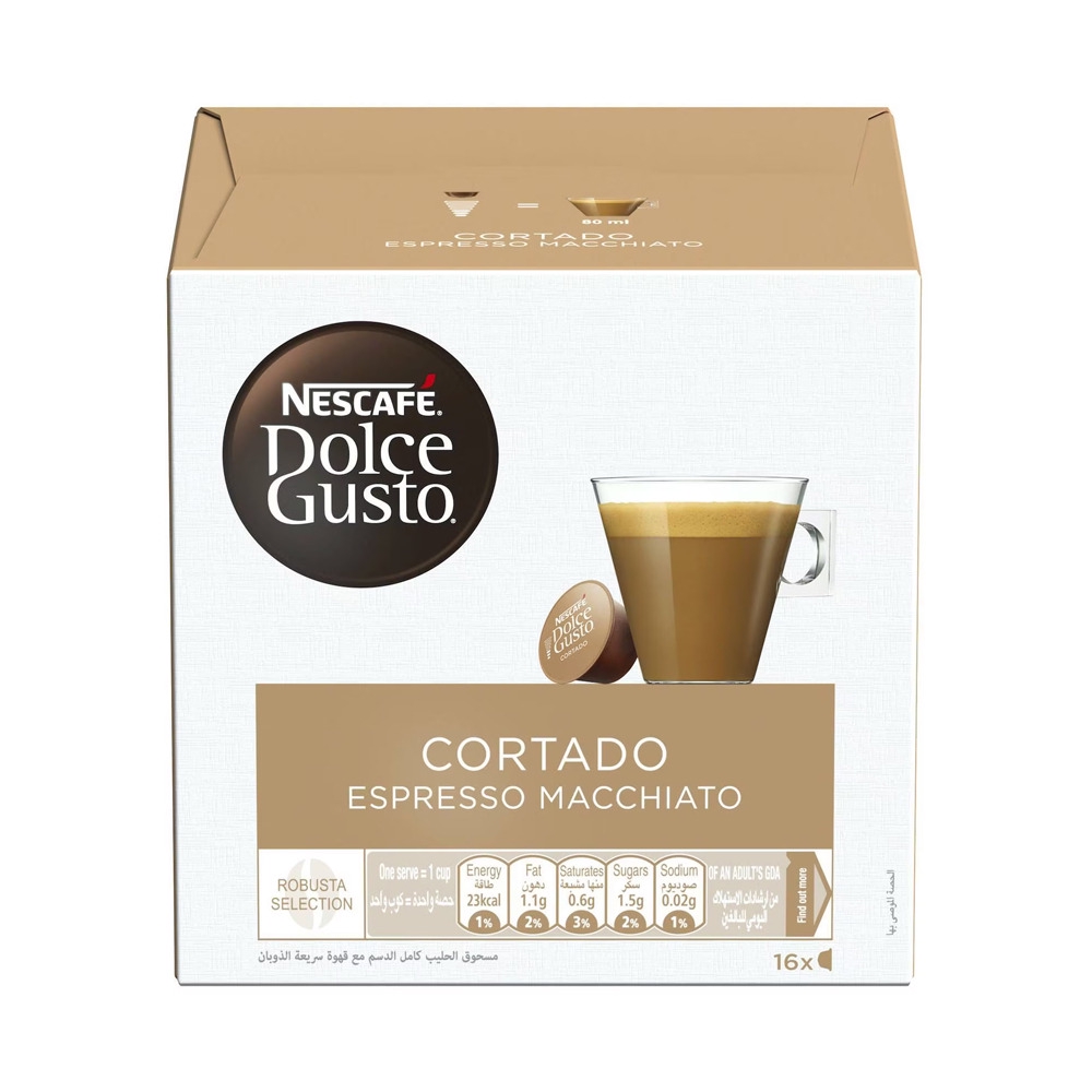 Nescafe Dolce Gusto Cortado Espresso Macchiato x16
