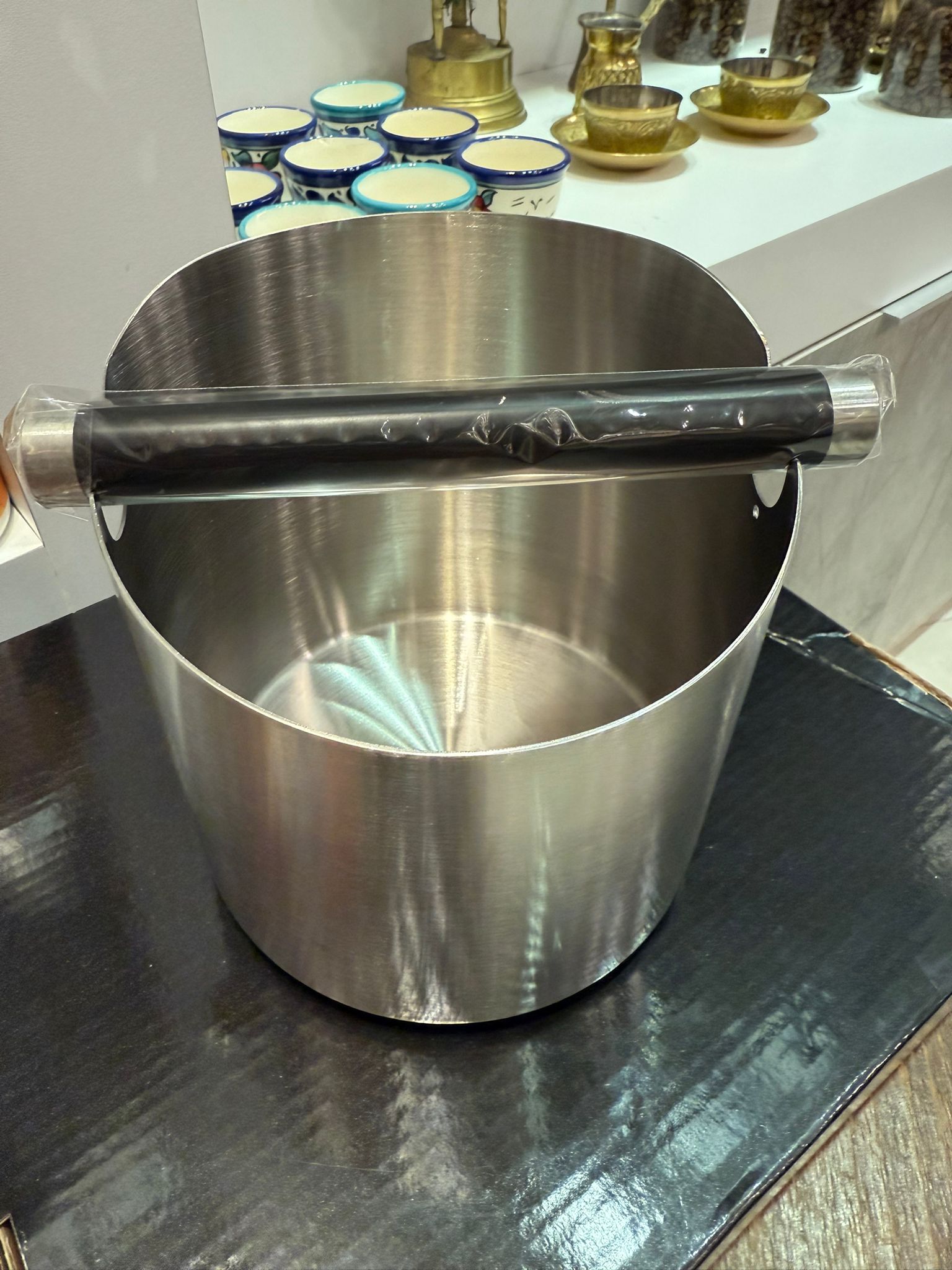 مكته قهوه ستانلس 30 سم