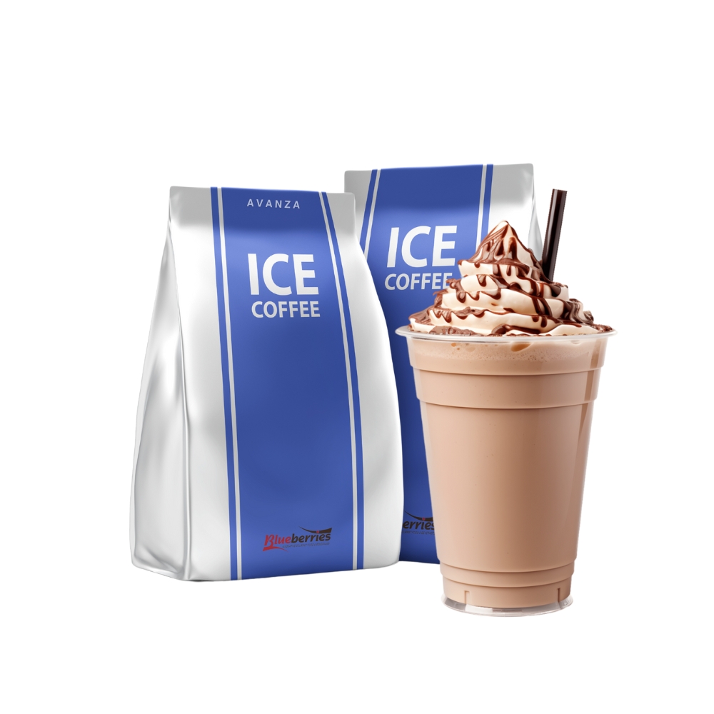 ICE coffee Blueberries