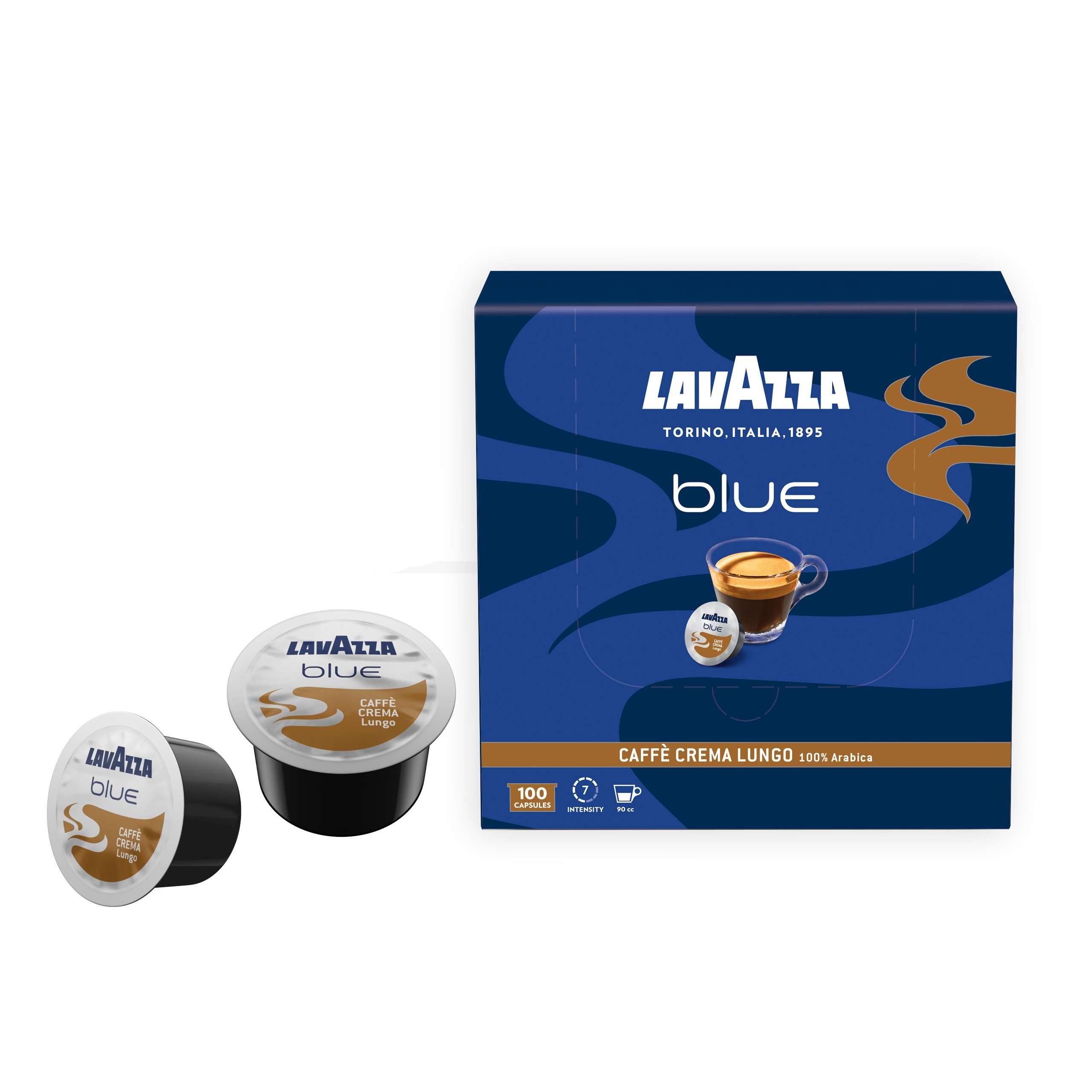 capsule lavazza blue caffe crema lungo 100 capsule
