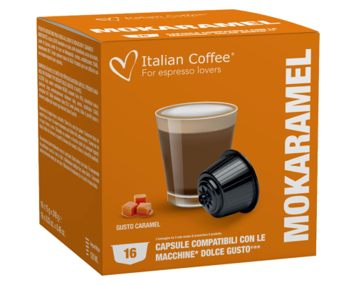 Italian Coffee Dolce Gusto Mokaramel x16