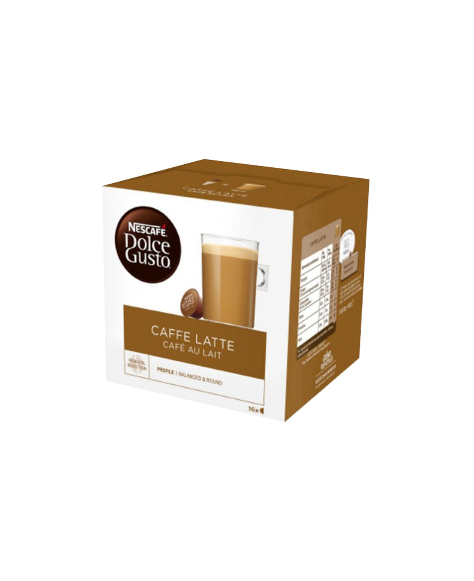 Dolce Gusto Caffe Late 16 caps
