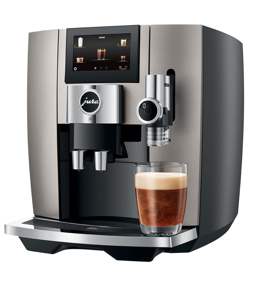 Jura J8 Midnight Silver Coffee Machine