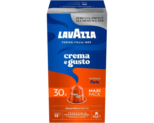 Lavazza Nespresso * Crema e Gusto Forte Aluminum Coffee Pods 30 Un