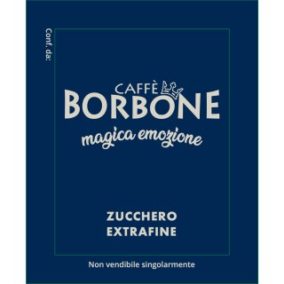 Caffe Borbone Extra Fine Sugar Sachets 10kg